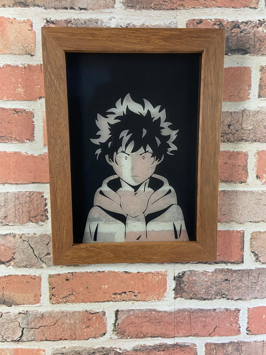 Cadre "Izuku Midoriya" (My Hero Academia)